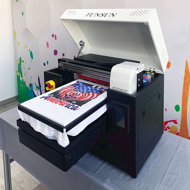 Automatic A3 + Size T-shirt Flatbed Printer Fast Speed DTG Printer Pri –  www.
